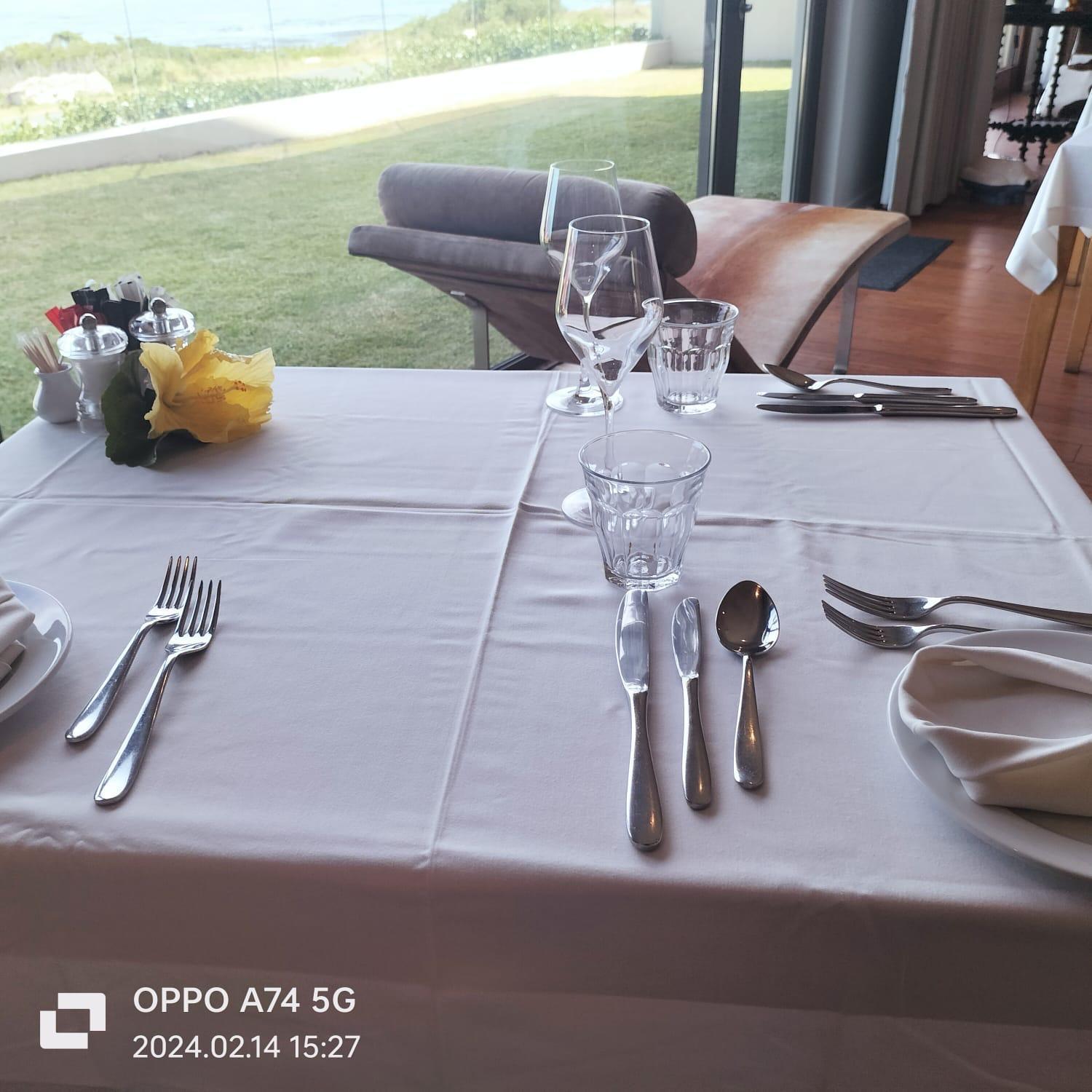 Schulphoek Seafront House Hermanus Exterior photo A place setting