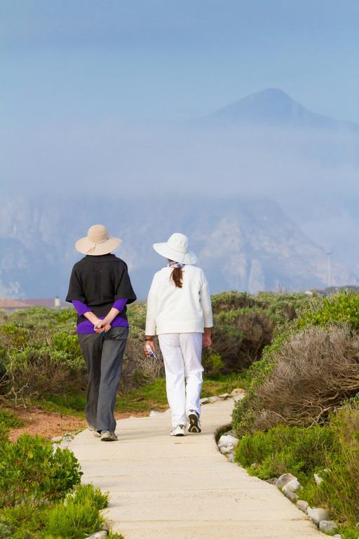 Schulphoek Seafront House Hermanus Exterior photo Two people walking